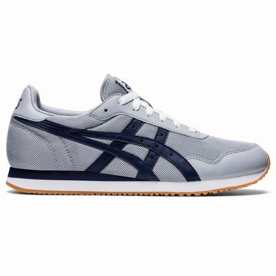 Asics Tiger Runner - Miesten Tennarit - Harmaat/Laivastonsininen